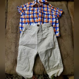 Baby Boys 12 months dress outfit.